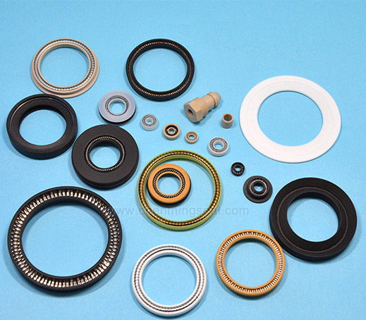 Dispenser Spring Energized Seal Shaft PEEK seal ring food grade material