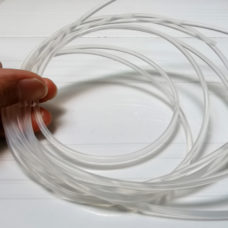 3silicone cord rope strip High transparent food grade medical grade sealing strip solid round strip