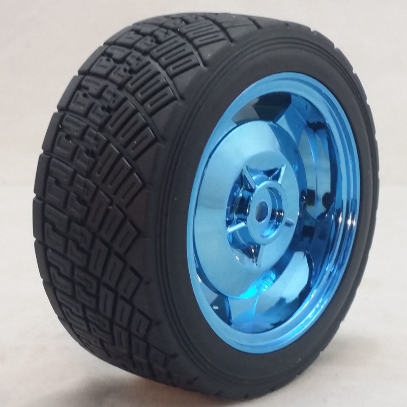 83MM rubber trolley wheel customized width 35MM model airplane flat running tire smart car chassis robot accessories