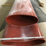 Silicone tube for corona machine special large size from factory silisonce sleeve pipe for steel roller