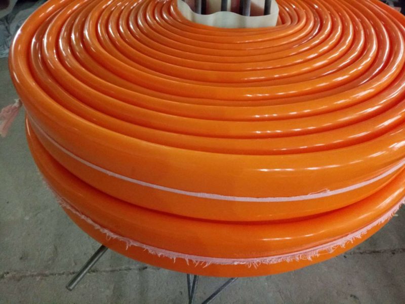 Silicone tube for corona machine special large size from factory silisonce sleeve pipe for steel roller
