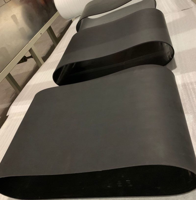 Glove machine conveyor belt manufacturers high temperature resistant belt Seamless silicone belt for disposable glove machine