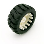 robot rubber wheel D-hole 43*19*3mm DIY tracking car robot accessories model wheels