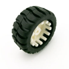 robot rubber wheel D-hole 43*19*3mm DIY tracking car robot accessories model wheels
