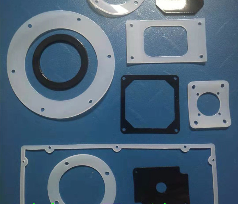 Silicone sheet gasket rubber sheet custom processing sealing gasket shock-absorbing pad 1/2/3/5/10mm