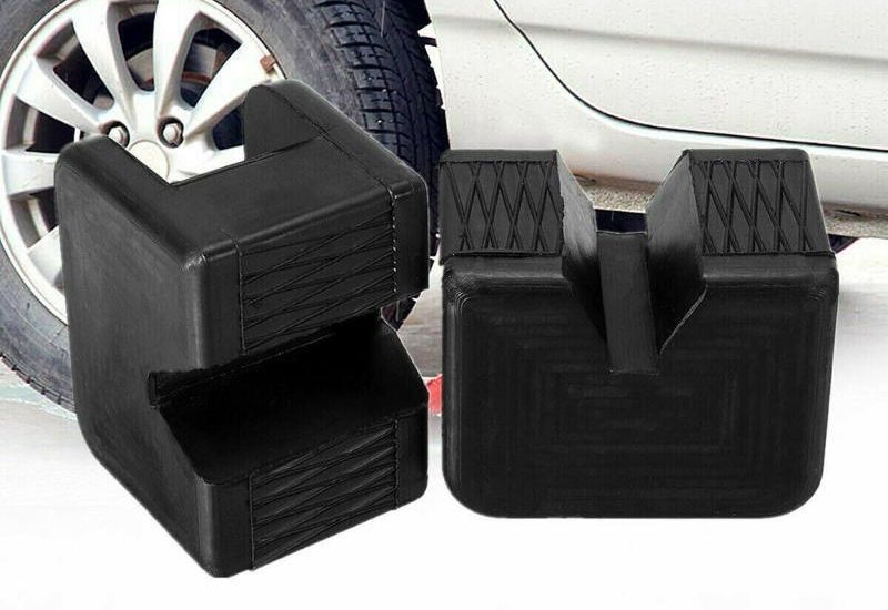 Car Truck Rubber Slotted Pad Lifting Jack Universal Support Block Guard Adapter Bracket Spacer