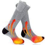 Electric heating socks unisex one size foot warmer heating socks USB thermostat explosion type warm garter with battery