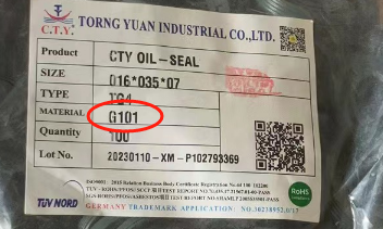 CTY TG4 Oil Seal: High-Quality NBR Rubber Seals from China Taiwan Manufacturer