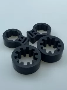OEM customized Industrial rubber special-shaped parts sealing parts, oil-resistant and high-temperature resistant rubber coupling, clamp, mechanical rubber products connection joint components