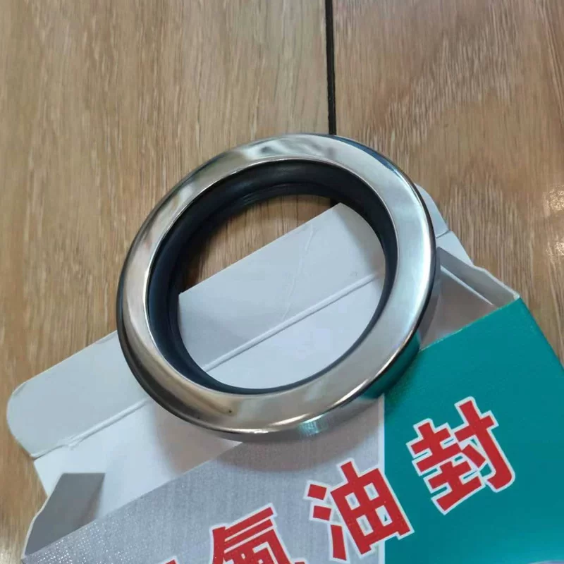 Teflon PTFE Stainless Steel Skeleton Oil Seals - Double Lip for Bore High-Speed Rotating Shafts, High Temp & Pressure Resistant China factory manufacturer