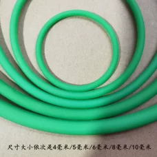 PU Rubber Belts - PU Polyurethane Non-Slip Integrated Injection Molding Round Belts, Seamless Small Conveyor Belts for Tempering Furnaces