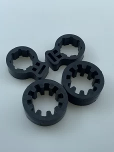 OEM customized Industrial rubber special-shaped parts sealing parts, oil-resistant and high-temperature resistant rubber coupling, clamp, mechanical rubber products connection joint components