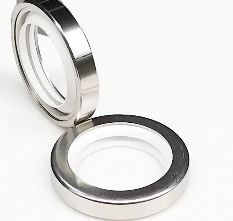 Teflon PTFE Stainless Steel Skeleton Oil Seals - Double Lip for Bore High-Speed Rotating Shafts, High Temp & Pressure Resistant China factory manufacturer