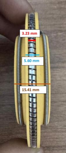 MARFLEX 630485-2 Ship boat vessel oil seal polytetrafluoroethylene polyimide PI alloy spring Rotating seal ring