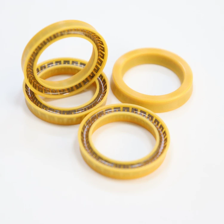 Custom PTFE Spring Seals - U-Shaped Spring Seal Rings & PTFE (Teflon) high-pressure oil seals.