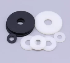 Nylon PA66 Flat Washer gasket, plastic insulating ring, flat washer, 0.3/0.5/0.8/1/1.5/2mm thick