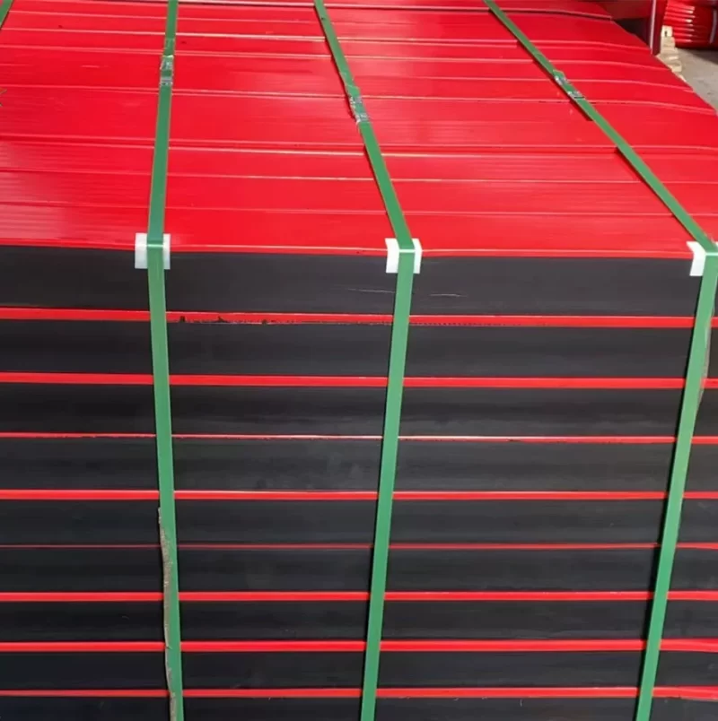 Belt Conveyor Impact Bars Bed - Rubber Plastic Flame Retardant Wear-Resistant Mining Impact Bed