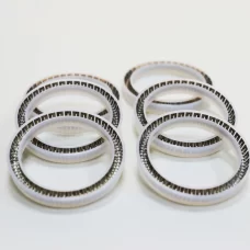 Custom PTFE Spring Seals - U-Shaped Spring Seal Rings & PTFE (Teflon) high-pressure oil seals.