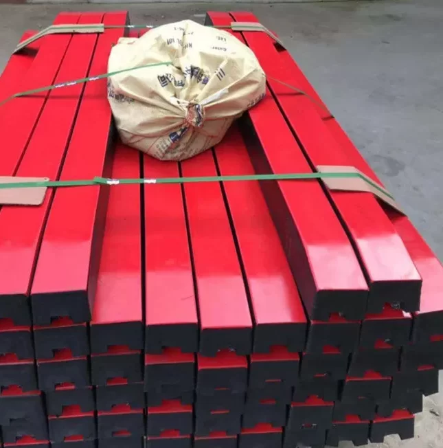Belt Conveyor Impact Bars Bed - Rubber Plastic Flame Retardant Wear-Resistant Mining Impact Bed