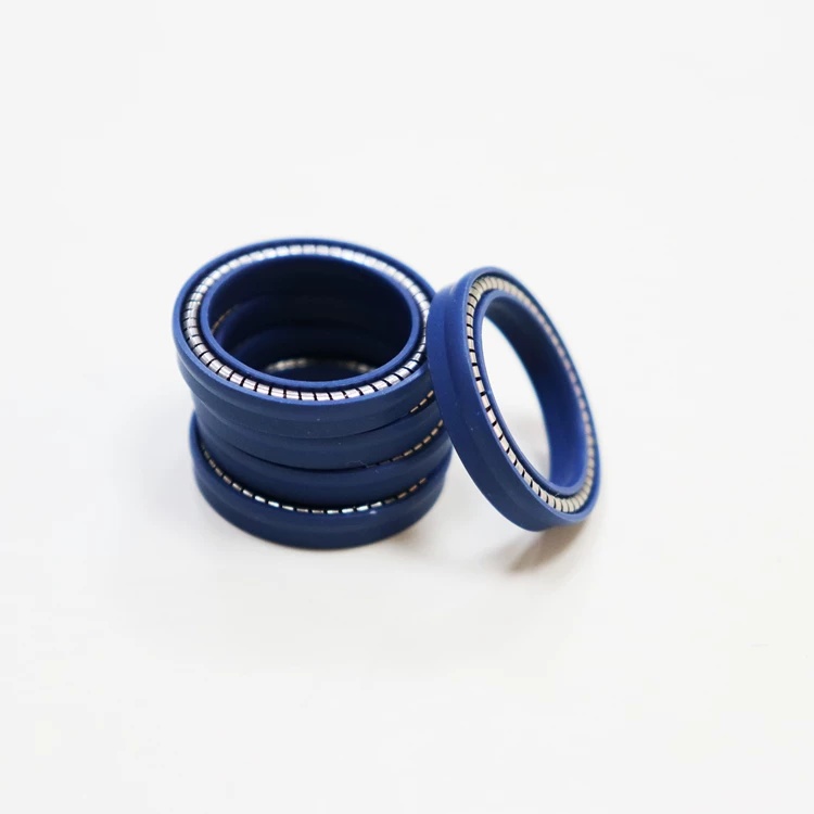Custom PTFE Spring Seals - U-Shaped Spring Seal Rings & PTFE (Teflon) high-pressure oil seals.