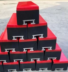 Belt Conveyor Impact Bars Bed - Rubber Plastic Flame Retardant Wear-Resistant Mining Impact Bed