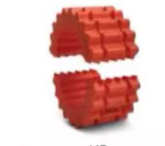 Sure Flex Gear Couplings - Rubber Tooth Sleeve HS JE S Series 5/6/7/8/9/10/11/12