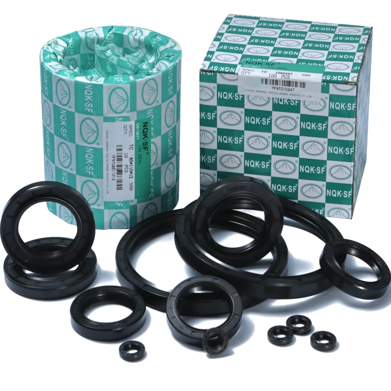 NQK SF Rotary Shaft Lip Seals (TC Skeleton Oil Seals), factory direct with 24-48h fast shipping. ISO certified, NBR/FKM, for industrial machinery global delivery.