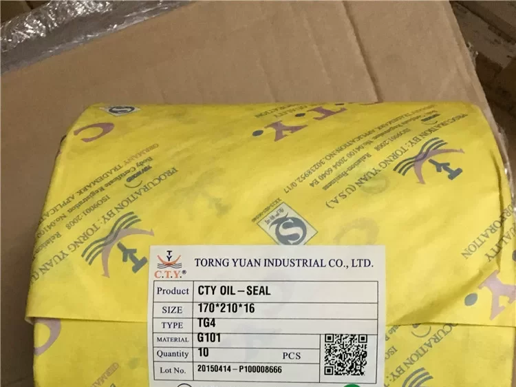Taiwan in China TORNG YUAN C.T.Y. CTY-TG4/TGA FKM Viton Brown Black Skeleton Oil Seals