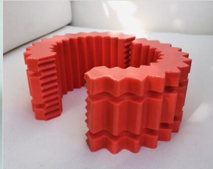 SURE FLEX Rubber Gears, Gear Couplings, Rubber Tooth Couplings - 6H/7H/8H/9H/10H/11H/12H Hytrel sleeves, ring two-pieces ring factory ship fastly