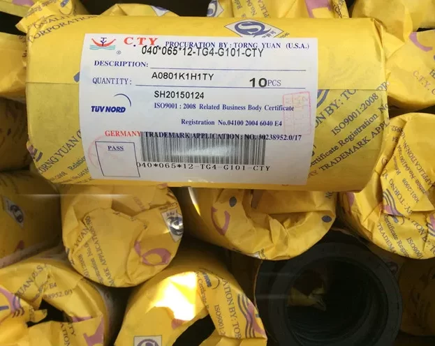 CTY C.T.Y. TG4/TGA NBR & FKM Viton Silicone Skeleton Oil Seals – Black NBR, Brown FKM, All Sizes