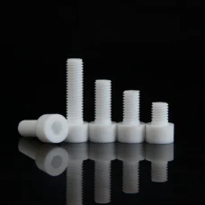 PTFE Plastic Bolts - Insulated High Temperature Strong Acid & Alkali Resistant Fasteners Extra Large PTFE Hex Socket Cap Screws M2-M100 by IKSONIC CO., LTD.