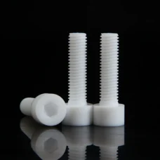 PTFE Plastic Bolts - Insulated High Temperature Strong Acid & Alkali Resistant Fasteners Extra Large PTFE Hex Socket Cap Screws M2-M100 by IKSONIC CO., LTD.