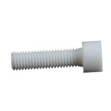 PTFE Plastic Bolts - Insulated High Temperature Strong Acid & Alkali Resistant Fasteners Extra Large PTFE Hex Socket Cap Screws M2-M100 by IKSONIC CO., LTD.