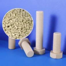 PEEK high strength plastic hex bolts M3-M10 by IKSONIC CO., LTD., insulated, acid alkali resistant, high temperature resistant, DIN933, JIS, DIN, ANSI, European standard, factory direct.