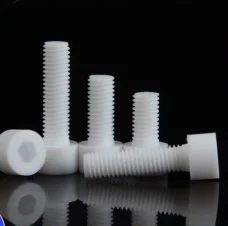PTFE Plastic Bolts - Insulated High Temperature Strong Acid & Alkali Resistant Fasteners Extra Large PTFE Hex Socket Cap Screws M2-M100 by IKSONIC CO., LTD.