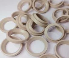 Custom PEEK Sealing Washers Gaskets Bushings by IKSONIC CO., LTD. - High Temp Chemical Resistant IKSONIC PEEK (Polyetheretherketone)