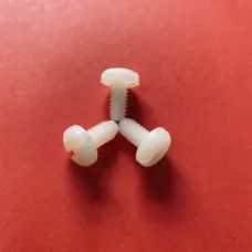 1/4-20 American Standard Plastic Slotted Round Head Screw Insulated Nylon Nut by IKSONIC CO., LTD. China factory manufacturer supplier