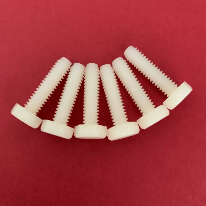 1/4-20 UNC Nylon Hexagon Screw Plastic Bolt Environmentally Friendly by IKSONIC CO., LTD. China factory manufacturer supplier