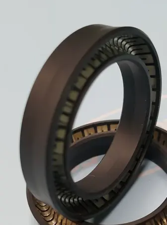 IKSONIC Factory Direct PTFE Spring Seal V Type U Type Corrosion Resistant Sealing Ring Custom Carbon Fiber PTFE Seal Ring V U Spring Energized Industrial Sealing Part