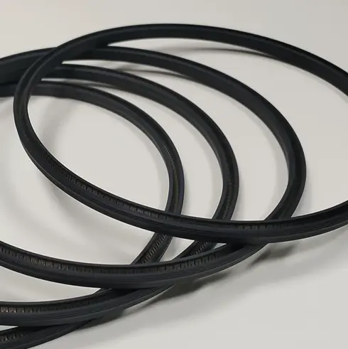 IKSONIC Factory Direct PTFE Spring Seal V Type U Type Corrosion Resistant Sealing Ring Custom Carbon Fiber PTFE Seal Ring V U Spring Energized Industrial Sealing Part