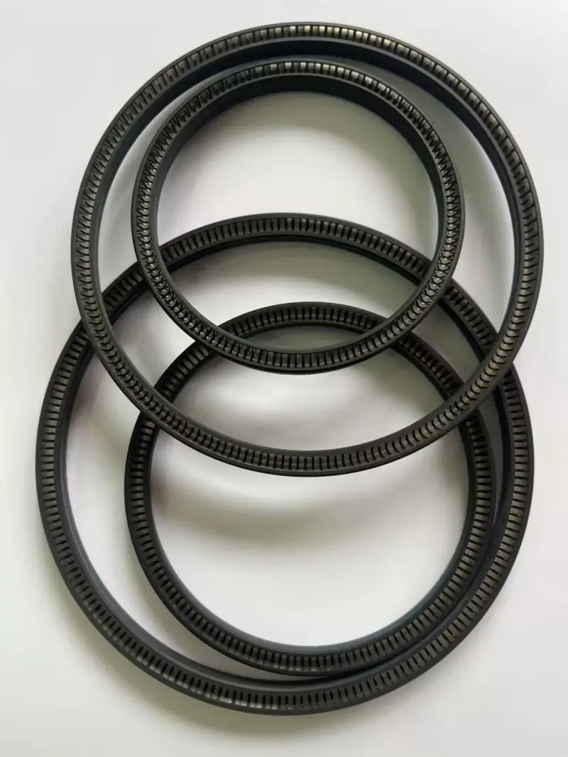 Axial RVA Spring Energized Seal PTFE Carbon Fiber High Temp Corrosion Resistant by IKSONIC CO., LTD. China factory manufacturer supplier