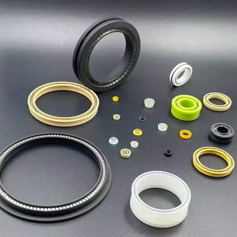 Axial RVA Spring Energized Seal PTFE Carbon Fiber High Temp Corrosion Resistant by IKSONIC CO., LTD. Axial RVA Spring Energized Seal PTFE Carbon Fiber High Temp Corrosion Resistant by IKSONIC CO., LTD. China factory manufacturer supplier