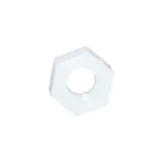 Black/White Nylon Hex Nut Insulated Plastic Nut M2 to M12 by IKSONIC CO., LTD. China factory manufacturer supplier