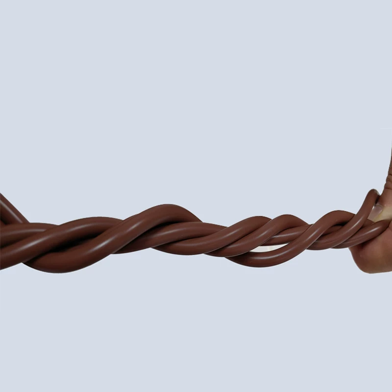 Brown FKM Rubber Cord High Temperature Acid Alkali Corrosion Resistant Oil Resistant Black Seal Strip Fluororubber O Ring FKM Strip by IKSONIC CO., LTD. China factory manufacturer supplier