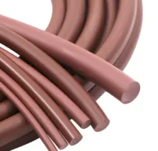 Brown FPM O-Ring Seal Strip Rubber Cord High Temperature Oil Chemical Acid Alkali Resistant Solid Round Seal by IKSONIC CO., LTD. China factory manufacturer supplier