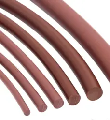 Brown FPM O-Ring Seal Strip Rubber Cord High Temperature Oil Chemical Acid Alkali Resistant Solid Round Seal by IKSONIC CO., LTD. China factory manufacturer supplier