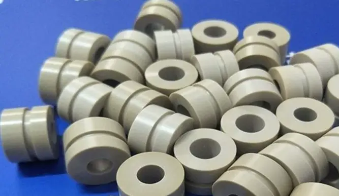 Custom PEEK Machined Parts CNC Machining PEEK Rod Sheet Flange Wear Ring Bushing Factory by IKSONIC CO., LTD. China factory manufacturer supplier