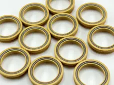 Custom Polyimide Rotary Spring Energized Seal for Shaft & Housing by IKSONIC CO., LTD. China factory manufacturer supplier