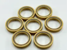 Custom Polyimide Rotary Spring Energized Seal for Shaft & Housing by IKSONIC CO., LTD. China factory manufacturer supplier