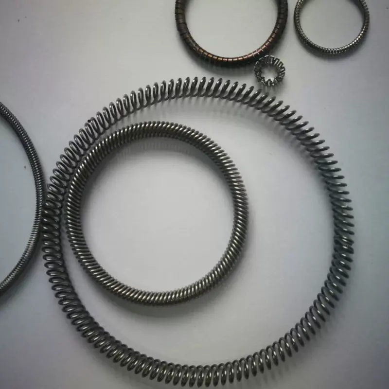 Custom Slanted Coil Spring Contact Finger Seal Oil Seal Plug Terminal Spring Stainless Steel Beryllium Copper Welded Spring by IKSONIC CO., LTD. China factory manufacturer supplier